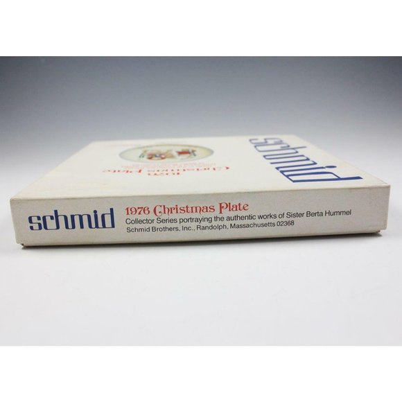 Sacred Journey 1976 Christmas Plate - Berta Hummel - Schmid  W. Germany 001 - Picture 8 of 8